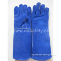 Blue Cow Split Reinforced Palm Welder Gloves Dlw616